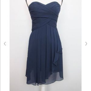 David’s bridal strapless dress